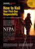 NFPA. How to Nail. Your First-Due Responsibility. Part 2: What the Standards Recommend