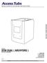Access Tubs. Installation & operating instructions. Costco Item # /394831