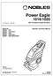 Power Eagle 1016/1020. Self Contained Carpet Extractor. Operator and Parts Manual