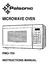 MICROWAVE OVEN PMO-750 INSTRUCTIONS MANUAL