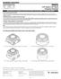 PANOS. Installation Instructions Square, 5.25 Round Flangeless, Downlight. The following installation instructions relate to the options below
