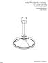 Inde-Pendants Family. 32L Cylinder with Ring Open Ceiling Types. Document No Installation instructions for 32L-CRxx-P-ID 32L-CRxx-P-D