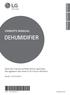 DEHUMIDIFIER OWNER S MANUAL. Read this manual carefully before operating the appliance and retain it for future reference.