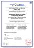 CERTIFICATE OF APPROVAL No CF 646 EUROSPEC ARCHITECTURAL HARDWARE LIMITED