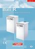 C Bali R. Cast-iron boilers with atmospheric gas-fired burner. Life-enhancing heat