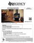 C34 Classic Direct Vent Freestanding Gas Stove