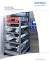GETINGE 9027 FLOOR-LOADED CART WASHER-DISINFECTOR. Always with you
