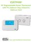 ESRTP4RF. RF Programmable Room Thermostat with TPI, Optimum Stop, Delayed & Optimum Start. User and Installation Instructions