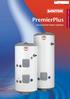 CI/SfB. (53.3) x. October Unvented Water Heaters. PremierPlus. Unvented Hot Water Cylinders