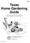 Texas Home Gardening Guide