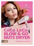 CoCo LoCo BLOW & GO NUTS DRYER. LSHD24 Instruction Manual