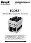 ECOSS. Stainless Steel Evaporative Condenser