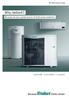 Heat pump range. Why Vaillant? Because we are a great source of heat pump solutions. geotherm geotherm air climavair