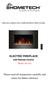 ELECTRIC FIREPLACE with Remote Control