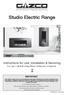 Studio Electric Range