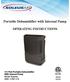 Portable Dehumidifier with Internal Pump