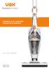 DynamoCordless POWERFUL 2-IN-1 CORDLESS VACUUM WITH HANDHELD LET S GET STARTED. H85-D-B14 H85-D-B18