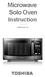 Microwave Solo Oven. Instruction EM925A5A-BS