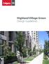Highland Village Green Design Guidelines