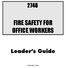 FIRE SAFETY FOR OFFICE WORKERS