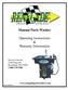 Manual Parts Washer. Operating Instructions & Warranty Information