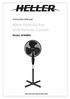 40cm Pedestal Fan with Remote Control