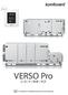C5.1. VERSO Pro S / R / P / RHP / PCF. EN Installation and Maintenance Service Manual