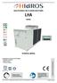 LHA HIGH EFFICIENCY AIR TO WATER HEAT PUMPS SERIES TECHNICAL MANUAL