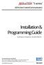 Installation & Programming Guide