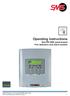 one Operating instructions SenTRI ONE panel-based Fire detection and alarm system