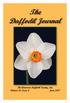 The Daffodil Journal The American Daffodil Society, Inc. Volume 43 Issue 4 June 2007