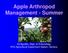 Apple Arthropod Management - Summer. Art Agnello, Dept. of Entomology NYS Agricultural Experiment Station, Geneva