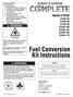 Fuel Conversion Kit Instructions