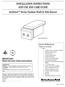 INSTALLATION INSTRUCTIONS AND USE AND CARE GUIDE Architect Series Outdoor Built-In Side Burner