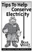 Tips To Help Conserve Electricity