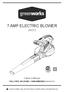 7 AMP ELECTRIC BLOWER