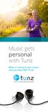Music gets personal with Tunz
