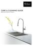 CARE & CLEANING GUIDE. Bathroom & Kitchen Products
