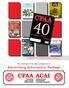 Support CFAA by advertising. The Canadian Fire Alarm Association. Advertising Information Package