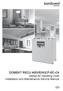 DOMEKT ReCU 400VE(W)CF-EC-C4 Series Air Handling Units Installation and Maintenance Service Manual