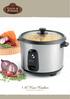 1.8l Rice Cooker. Instruction Manual