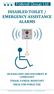 DISABLED TOILET / EMERGENCY ASSISTANCE ALARMS