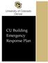 CU Building Emergency Response Plan