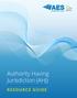 AHJ Resource Guide. Authority Having Jurisdiction (AHJ)