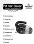 Pet Hair Eraser CORDED HAND VACUUM