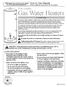 Gas Water Heaters. Use & Care Manual. FVIR Certified. With Installation Instructions for the Installer. 75 and 98 Gallon