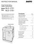 MLS-3751 MLS Labo Autoclave INSTRUCTION MANUAL. Model Nos. Contents. High-pressure Steam Sterilizer. Page