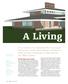 A Living. Rosemarie Rossetti, PhD. exterior illustrations by Patrick Manley, Manley Architecture Group