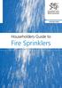 Householders Guide to Fire Sprinklers