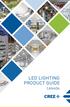 LED LIGHTING PRODUCT GUIDE CANADA